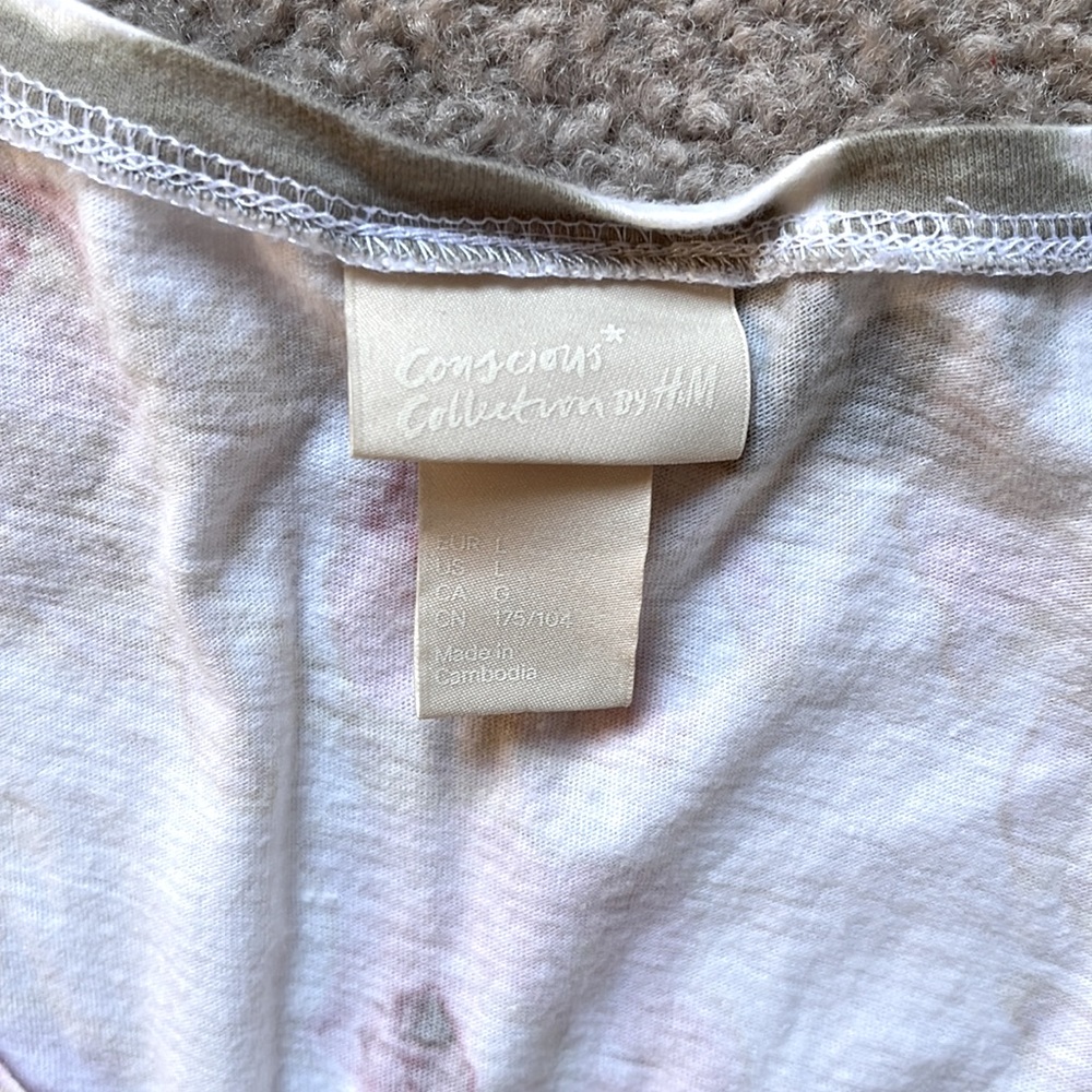 H&M rose sleeveless top size Large - Picture 6 of 9